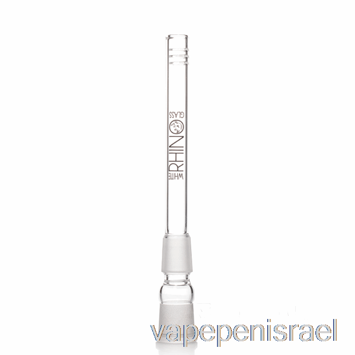 חד פעמי Vape ישראל קרנף לבן 19/19 זכוכית למטה 5.5 אינץ'